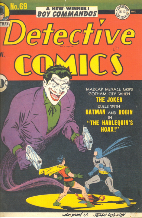 Illustration for article titled R.I.P. Jerry Robinson, creator of the Joker